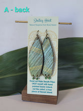 Load image into Gallery viewer, Palm Sheath Earrings - One of a Kind - Choose from a set of four
