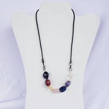 Load image into Gallery viewer, Lokahi Large Chakra Stone Necklace (adjustable lengths) - Free Shipping within U.S.