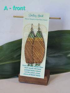 Palm Sheath Earrings - One of a Kind - Choose from a set of four