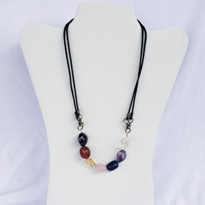 Lokahi Large Chakra Stone Necklace (adjustable lengths)  - Free Shipping within U.S.